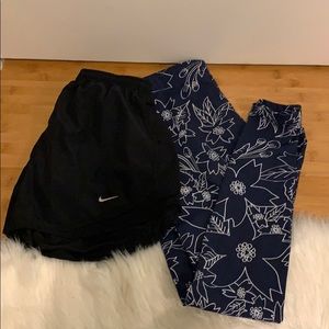 Nike leggings and shorts